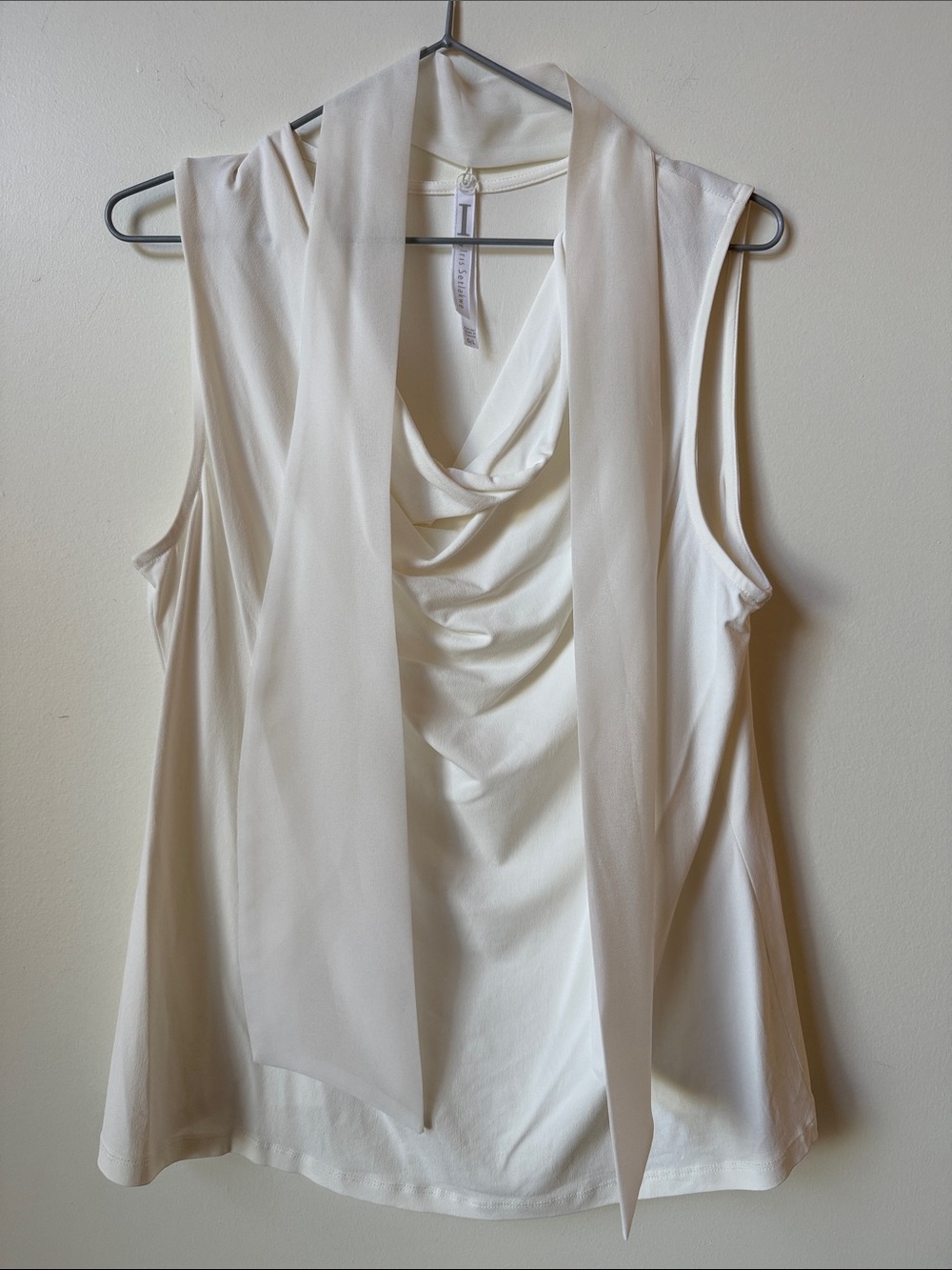 I by Iris Setlatkwe cowl neck scarf top